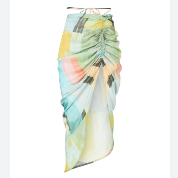 Just Bee Queen Ruched Asymmetrical Skirt – XS - Picture 1 of 5